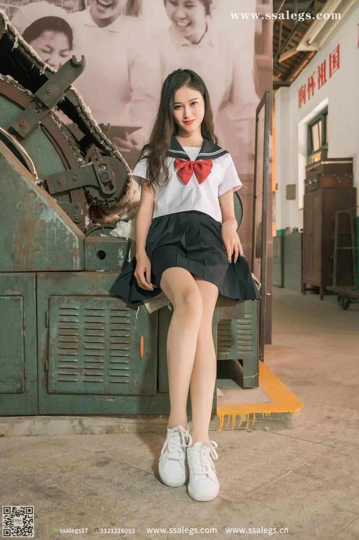 [SSA丝社]超清写真 NO.421 漫漫白色jk制服肉丝写真(上)[23] [51P]插图2